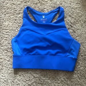 Spyder blue sports bra